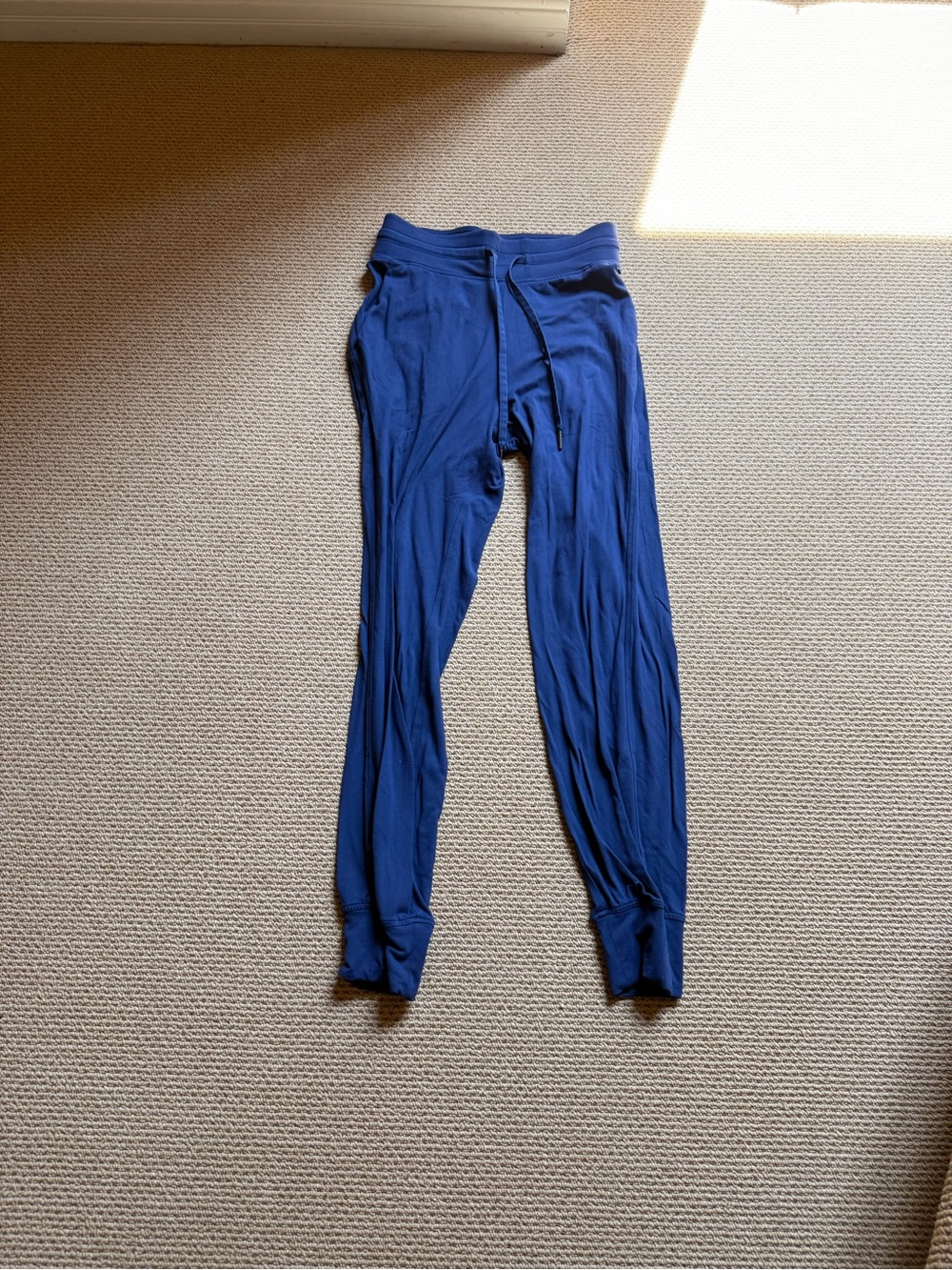 Lululmon WomenNavy Blue Jogger Pants with Drawstring Waist
